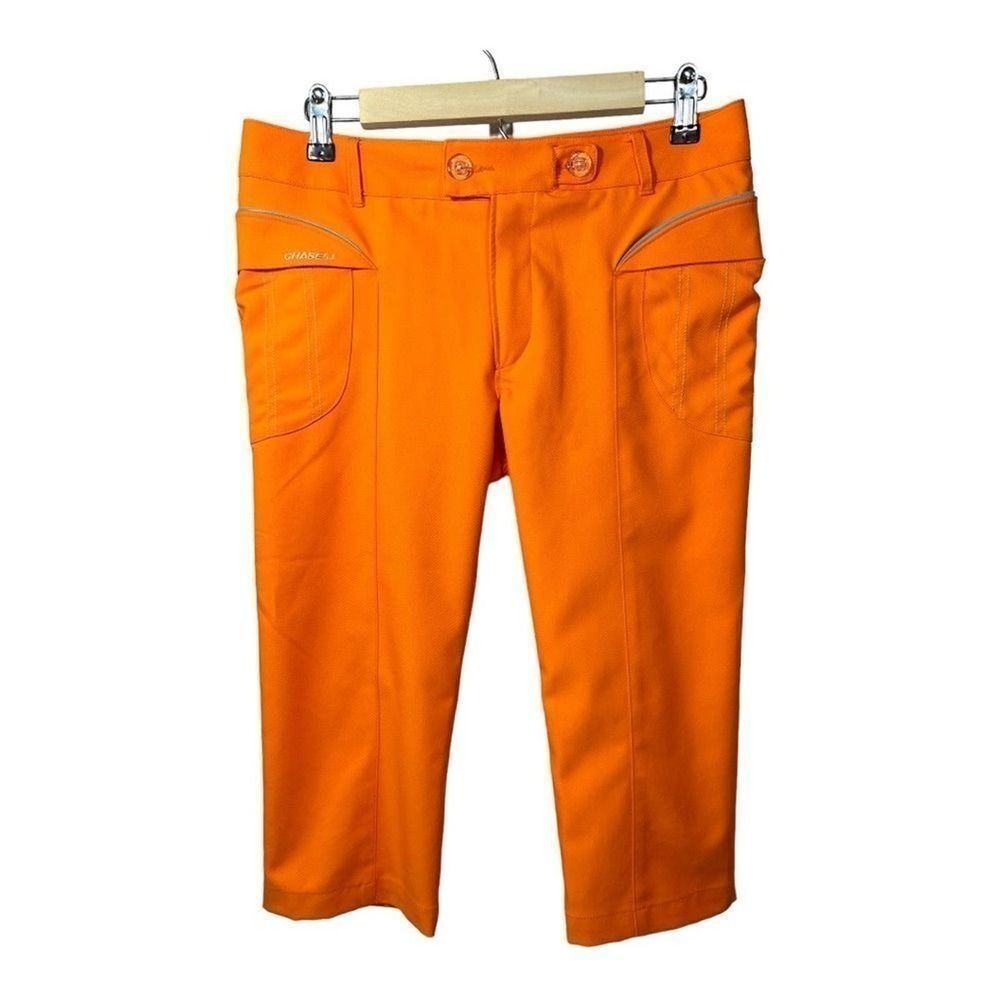 CHASE 54 Women’s Breckinridge Golf Capri Pants Orange Size 4
